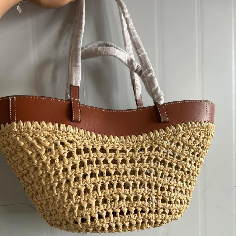 Sac de plage tissé creux de ma - Women'S Raffia Bags avis et prix