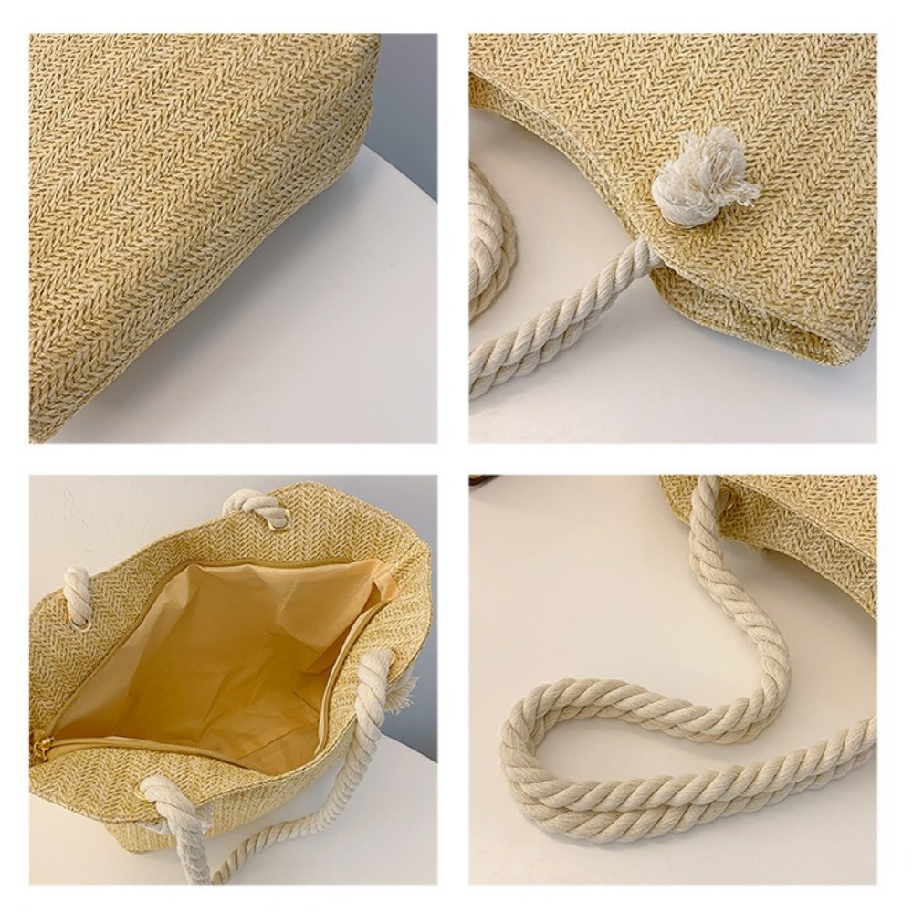Nouveau sac de plage d'été, gr - Women'S Raffia Bags avis et prix
