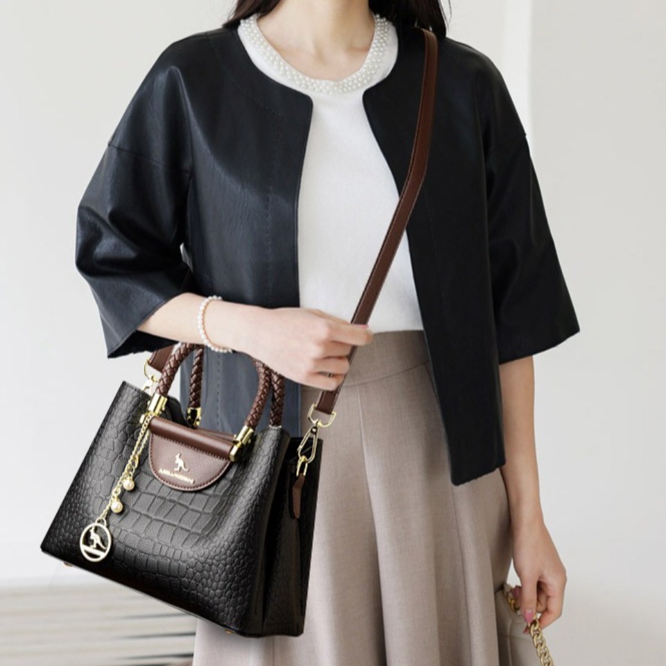 Poignée tissée véritable marqu - Women Bags On Sale avis et prix