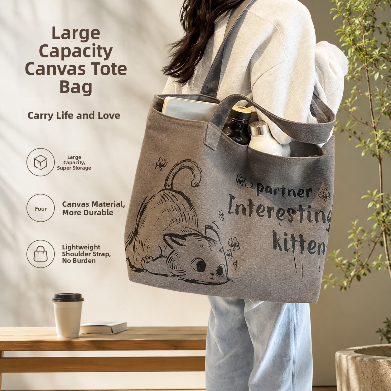 Sac fourre-tout en toile grand - Women Bags 2026 Trends avis et prix
